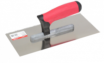 Гладилка нержавеющая 270х130 мм с профессиональной ручкой, CORTE