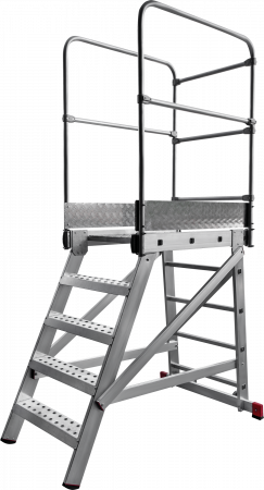 Лестница передвижная с площадкой высотой 1,2 м NV 8000029