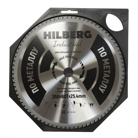 Диск пильный  Hilberg Industrial Металл 305*25,4*72Т HF305