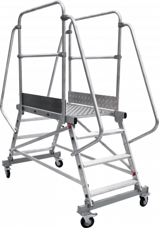Лестница передвижная с платформой NV 8000074