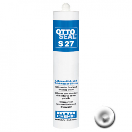 Кислотостойкий ацетатный силиконовый герметик OTTOSEAL S27 С01 (белый), 310мл