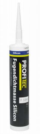 Герметик силиконовый белый PROFI Tec P584 Fugendichtmasse Silicon 300мл
