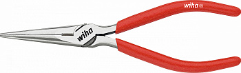 Плоскокруглогубцы Wiha Classic с режущей кромкой и открывающей пружиной прямой формы