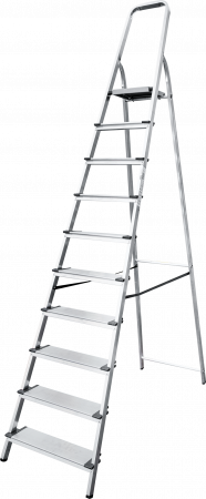 Стремянка алюминиевая со ступенями 130 мм NV1117 артикул 1117110