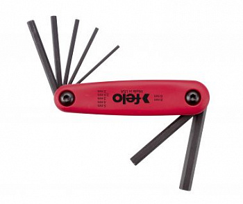 Раскладной набор шестигранников, серия 345 (в блистере) FELO 345 007 01