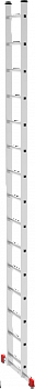 Лестница алюминиевая односекционная приставная NV2210 артикул 2210115