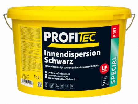 Краска PROFI Tec P101  черная Innendispersion SCHWARZ, 12,5 л