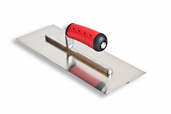 Кельма штукатурная, рукоятка двухкомпонентная, толщина полотна 0,7мм, размер 280х130мм