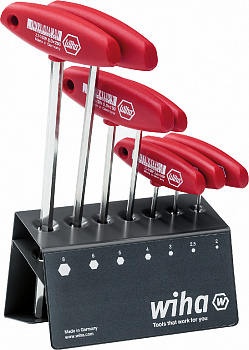 Набор ключей Wiha с Т-образной рукояткой Шестигранник