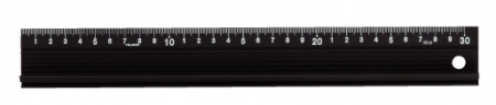 Универсальная линейка 300 мм с противоскользящей лентой TAJIMA CTGSL300