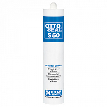 Суперпрозрачный силиконовый герметик OTTOSEAL S50 С30 (прозрачное стекло), 310мл