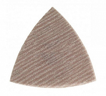 Треуг шлиф мат на сетч основе липучка ABRANET 93мм