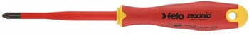 Отвертка диэлектрическая PH 2 +/- E-Slim Ergonic FELO 416 293 90