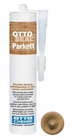 Профессиональный акрилатный герметик для паркета и ламината OTTOSEAL Parkett A221 C64 (светлый дуб), 310мл