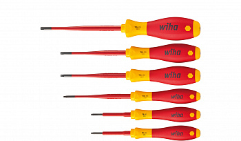Набор отвёрток Wiha SoftFinish electric slimFix TORX Tamper Resistant, 6 пр.