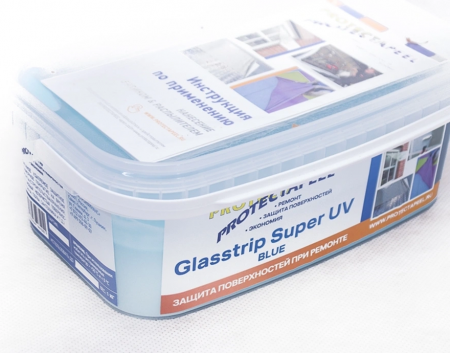 Защитное полимерное покрытие Протектопил  Glasstrip Super (синий) UV 1 кг