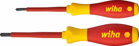 Набор отвёрток Wiha SoftFinish electric плюс-минус/Phillips, 2 пр. в блистере