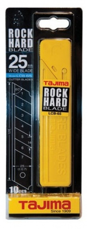 Лезвия, LСB-65, 25 мм для ножей  LC-650 /10 шт. в футляре TAJIMA LCB65C/Y1