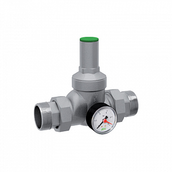 FAR  Редуктор давления с манометром, хромированный 3/4"  FA 2815 34