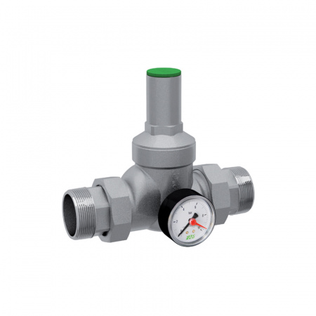 FAR  Редуктор давления с манометром, хромированный 3/4"  FA 2815 34