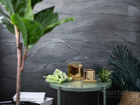 Стены с эффектом черного сланца