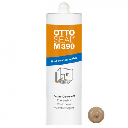 Профессиональный гибридный STP-герметик   для напольных покрытий OTTOSEAL M390 C10 (багамо-бежевый), 310мл