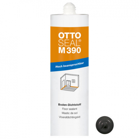 Профессиональный гибридный STP-герметик   для напольных покрытий OTTOSEAL M390 C2260 (базальт), 310мл