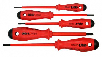 Набор диэлектрич. отверток  5 шт., серия 513 FELO 513 951 98