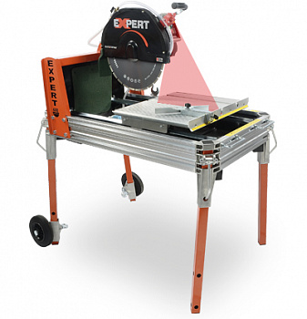 Камнерез электрический EXPERT 400 S с лазером и колёсами BATTIPAV