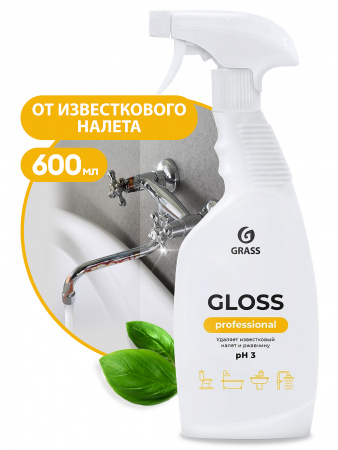 Чистящее средство для сан.узлов "Gloss Professional" (флакон 600 мл)