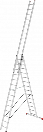 Лестница алюминиевая многофункциональная трехсекционная NV2230 артикул 2230314