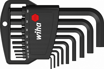 Набор ключей Wiha Classic Шестигранник короткое жало 9 предметов