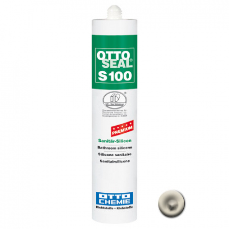 Профессиональный универсальный силиконовый герметик OTTOSEAL S100 PREMIUM С6672 (песчано-бежевый), 300мл