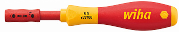 Отвертка Wiha SoftFinish electric с держателем slimVario для бит slimBit