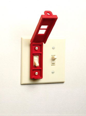 Блокиратор настенного выключателя