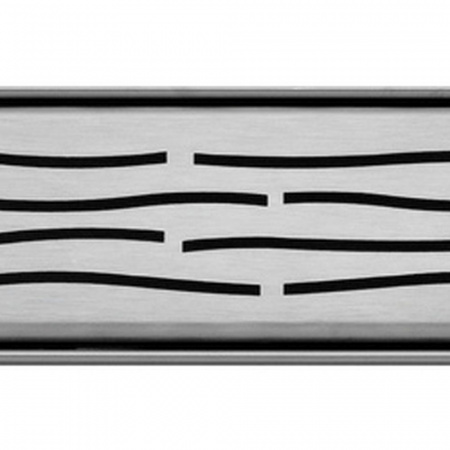 Решетка TECE TECEdrainline organic для слива из нержавеющей стали прямая 601061