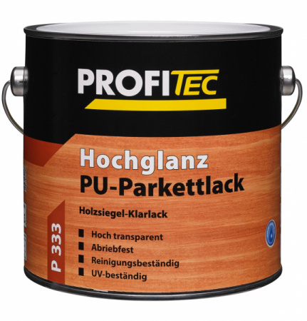 Лак акриловый глянцевый PROFI Tec P333 PU-Parkettlack hochgl., 0,75л