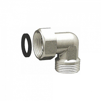 FAR  Угольник хромированный HР-накидная гайка 3/4 "  FC 5254 3434