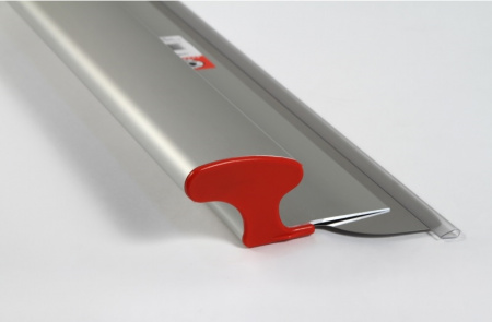 Шпатель алюминиевый, сменное лезвие из закалённой нержавеющей хромированной стали, толщина полотна 0.5мм