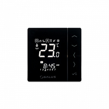 SALUS Smart Home  Беспроводной электронный терморегулятор 220В черный  VS10BRF