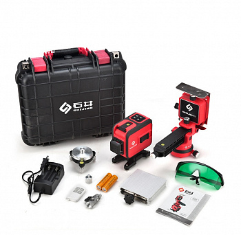 Лазерный 3D нивелир SHIJING 7259 3D 12 линий (зеленый луч)