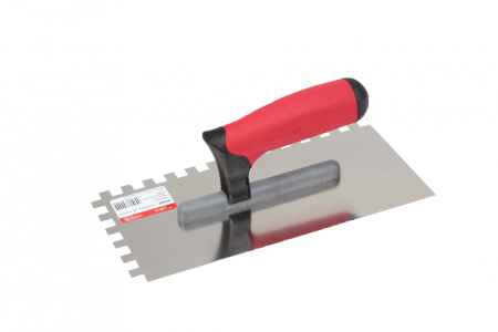 Гребёнка нержавеющая 270х130 мм зуб 10х10 мм с профессиональной ручкой, CORTE