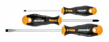 Набор отвёрток 3 шт., серия 400 Ergonic FELO 400 931 18