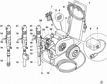 Выключатель 400V для HC970 (Master switch 400V 349645)