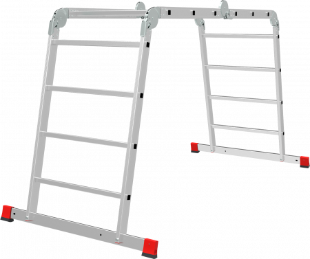 Профессиональная алюминиевая лестница-трансформер, ширина 650 мм NV3322 артикул 3322234