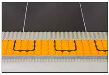 Компенсирующее нагрузки гидроизоляционное полотно Schluter-DITRA-HEAT-DUO, арт. DHD8MA(лист 0,8м2)