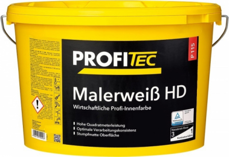 Краска PROFI Tec P115  weiss Malerwei? HD,  5 л