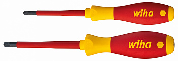 Набор отвёрток Wiha SoftFinish electric плюс-минус/Pozidriv, 2 пр. в блистере