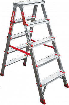 Профессиональная двухсторонняя алюминиевая стремянка NV3120 артикул 3120205