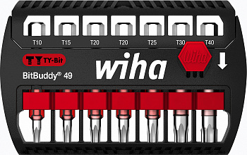 Набор бит Wiha BitBuddy TY 49 мм TORX